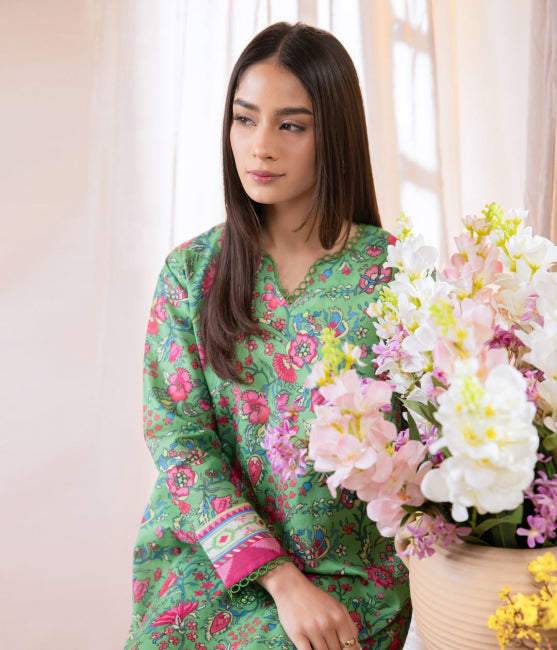 Zellbury Printed Lawn Unstitched 2 piece dress - WUS24X21043 Summer Collection