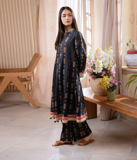 Zellbury Printed Lawn Unstitched 2 piece dress - WUS24X21044 Summer Collection