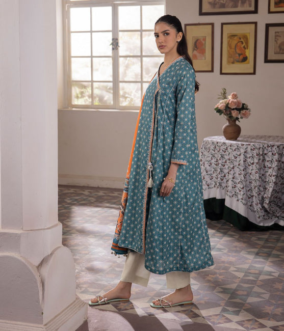 Zellbury Printed Lawn Unstitched 2 piece dress - WUS24X21601 Summer Collection