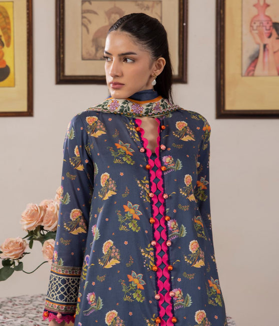 Zellbury Printed Lawn Unstitched 2 piece dress - WUS24X21602 Summer Collection