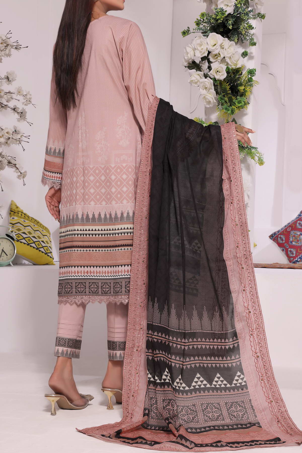 Misri by VS Textile Embroidered Lawn 3pc Unstitched Dress - D216