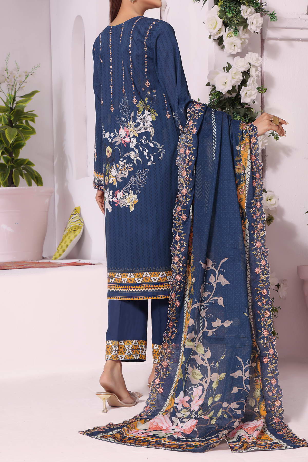 Misri by VS Textile Embroidered Lawn 3pc Unstitched Dress - D217