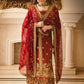 Asim Jofa Zari Sitara Embroidered Chiffon Georgette Unstitched 2 Piece Dress - AJZS 21