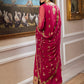 Asim Jofa Zari Sitara Embroidered Chiffon Georgette Unstitched 3 Piece Dress - AJZS 22