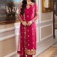 Asim Jofa Zari Sitara Embroidered Chiffon Georgette Unstitched 3 Piece Dress - AJZS 22