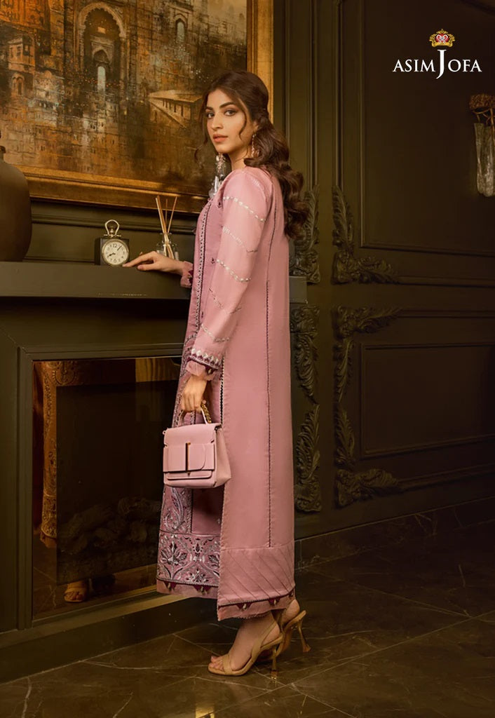 Rania by Asim Jofa Embroidered Cambric Lawn Suits Unstitched 2 Piece AJRP-22