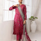 Printkari by NUR Embroidered Lawn 3 Piece Unstitch Dress - PN 23