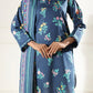 Saya Digital Printed Lawn 2 piece Unstitched Dress - U06-25065-10B