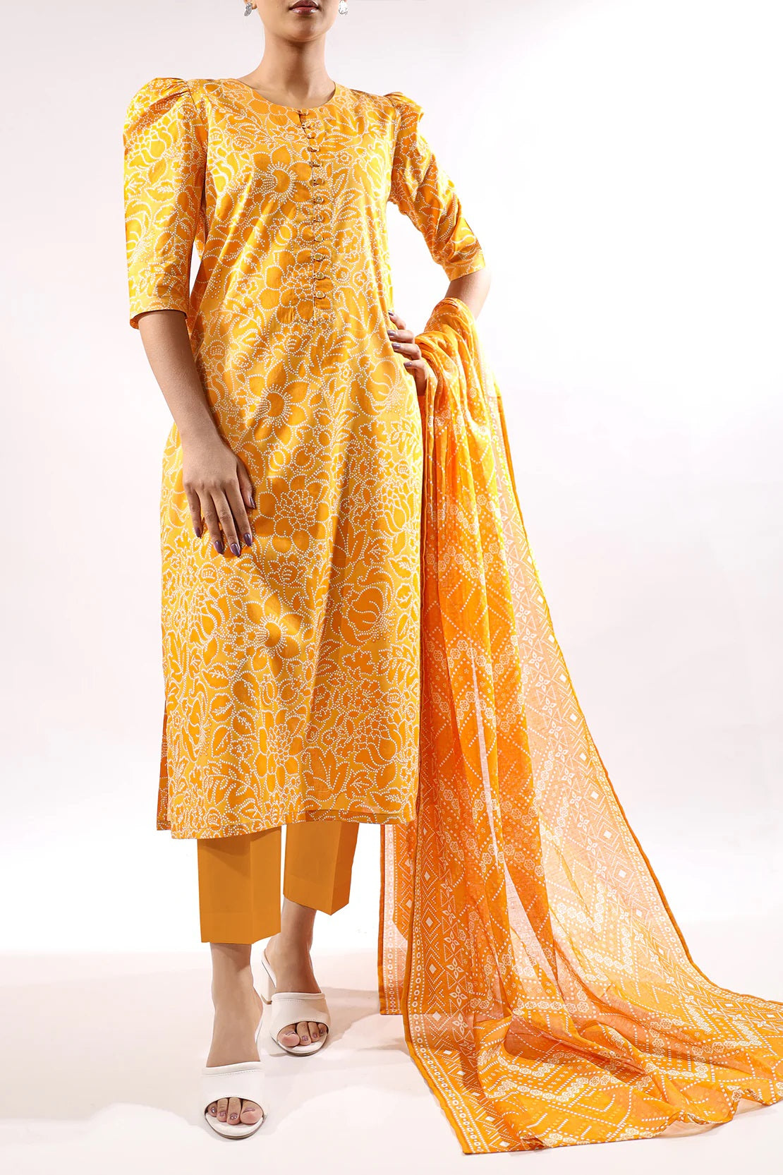 Saya Digital Printed Lawn 2 piece Unstitched Dress - U06-25380-7A