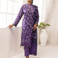 Printkari by NUR Embroidered Lawn 3 Piece Unstitch Dress - PN 25