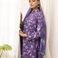 Printkari by NUR Embroidered Lawn 3 Piece Unstitch Dress - PN 25