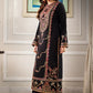 Asim Jofa Zari Sitara Embroidered Chanderi Cotton Unstitched 1 Piece Shirt - AJZS 25