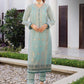 Asim Jofa Zari Sitara Embroidered Chanderi Cotton Unstitched 1 Piece Shirt - AJZS 26