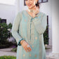 Asim Jofa Zari Sitara Embroidered Chanderi Cotton Unstitched 1 Piece Shirt - AJZS 26