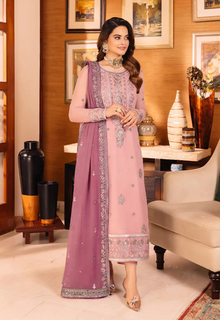 Asim Jofa Maahru Noorie Embroidered Suits Unstitched 3 Piece AJSM-26 - Festive Collection