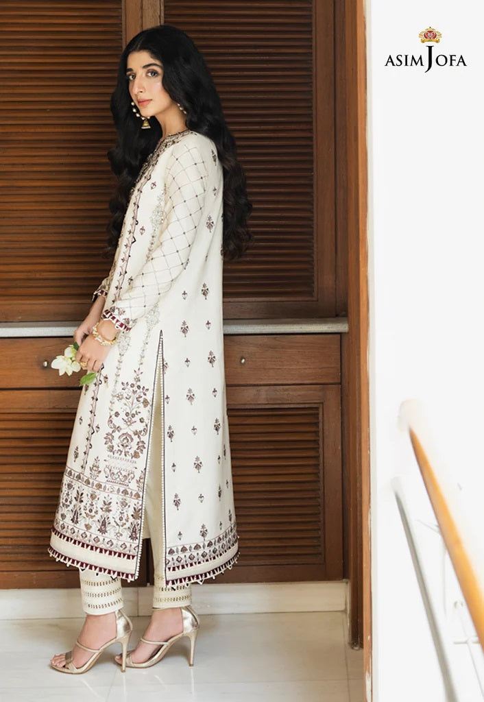 Rania by Asim Jofa Embroidered Lawn Suits Unstitched 2 Piece AJRP-27