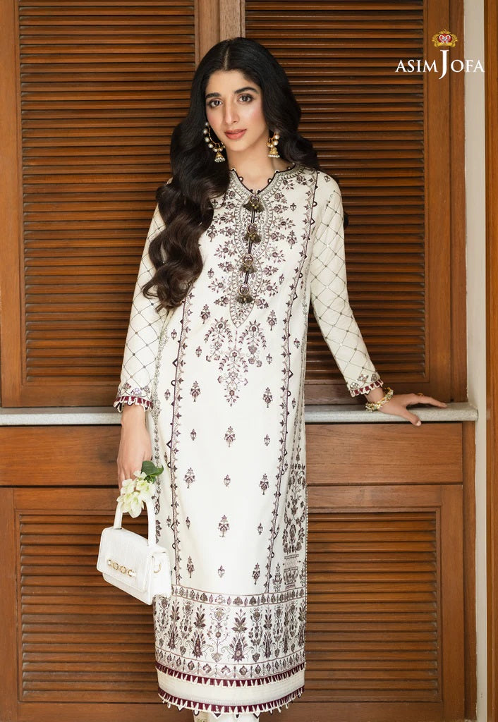Rania by Asim Jofa Embroidered Lawn Suits Unstitched 2 Piece AJRP-27
