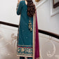 Asim Jofa Zari Sitara Embroidered Chanderi Cotton Unstitched 2 Piece Dress - AJZS 27