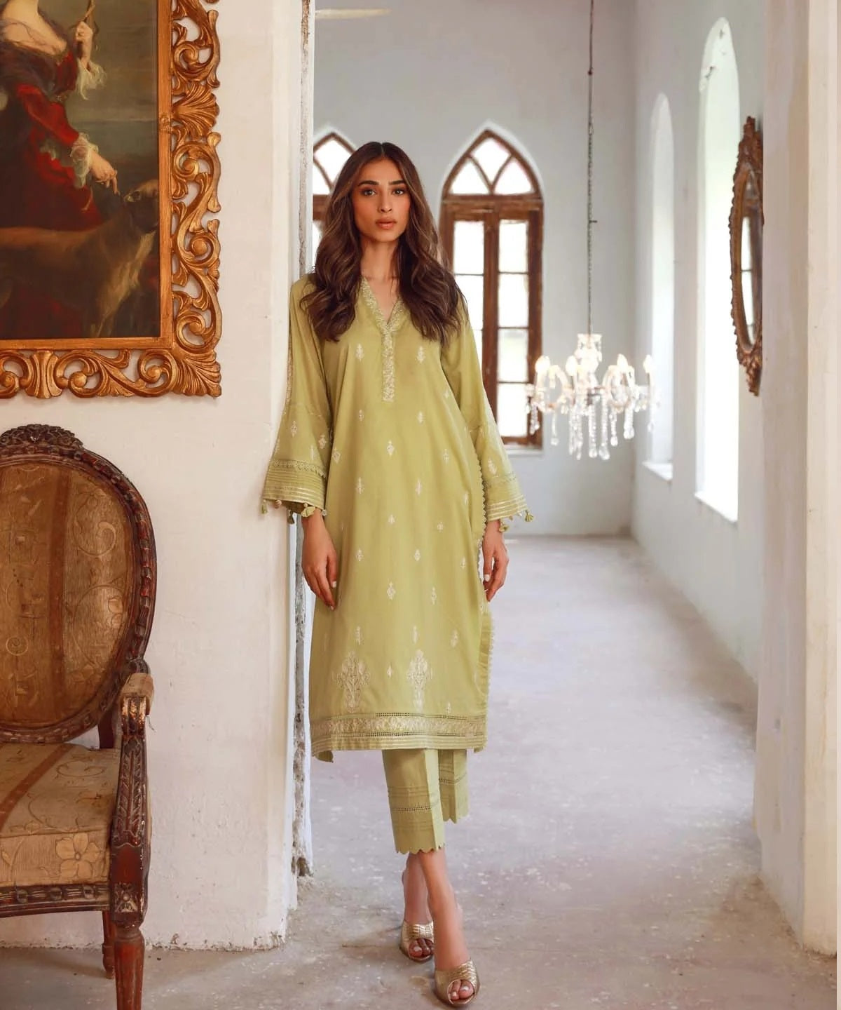 Sahar Embroidered Lawn Suits Unstitched 3 Piece SHR23EE SSL-V3-27 - Eid Collection