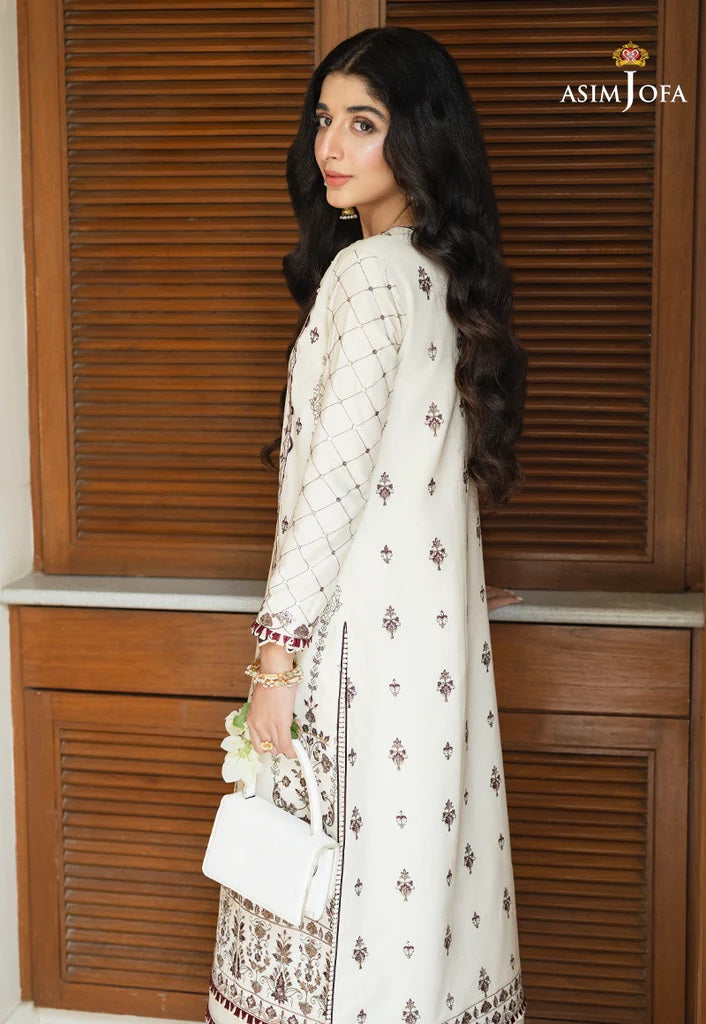 Rania by Asim Jofa Embroidered Lawn Suits Unstitched 2 Piece AJRP-27