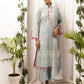 Printkari by NUR Embroidered Lawn 3 Piece Unstitch Dress - PN 28