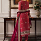 Asim Jofa Zari Sitara Embroidered Chiffon Unstitched 2 Piece Dress - AJZS 28