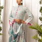 Printkari by NUR Embroidered Lawn 3 Piece Unstitch Dress - PN 28