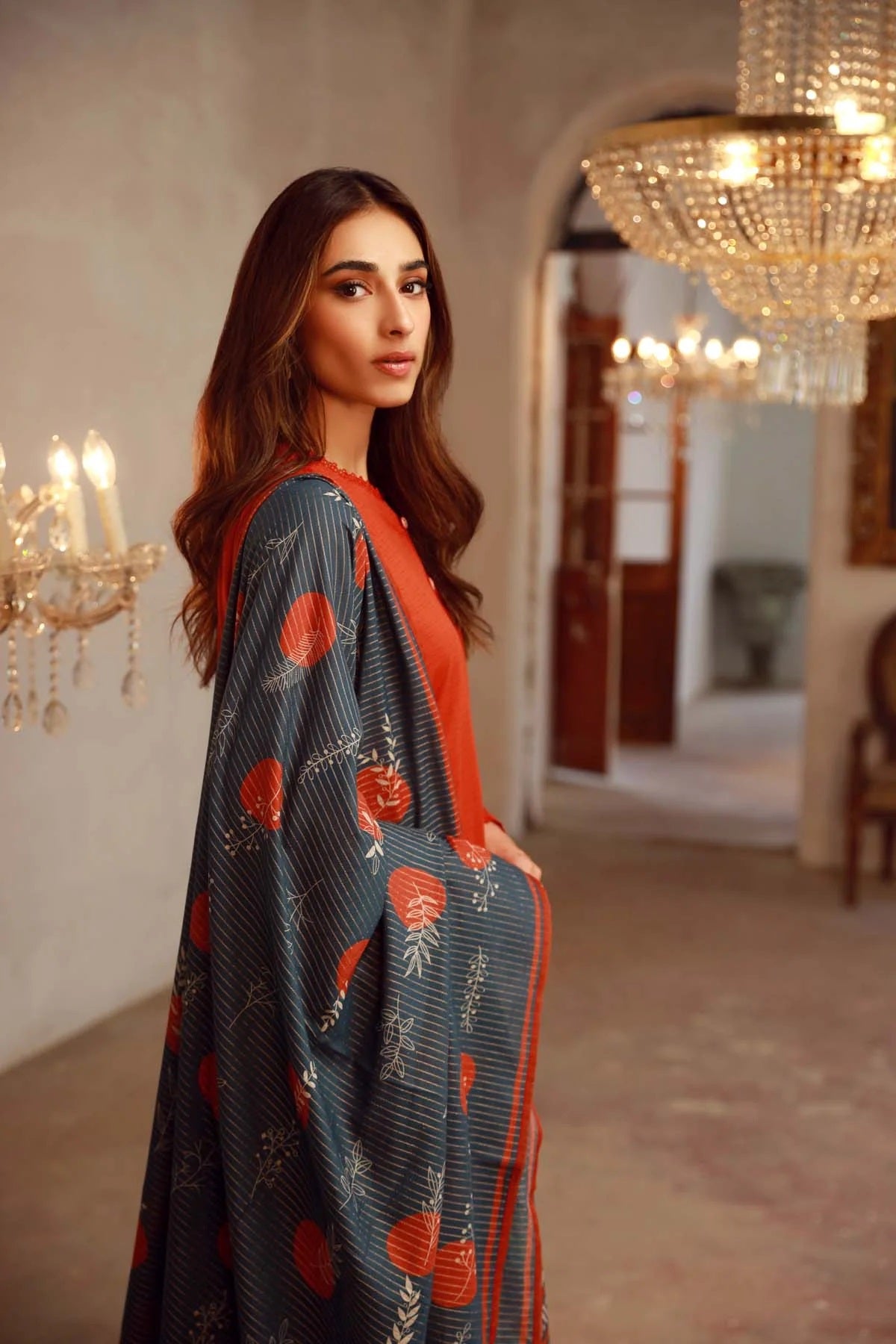 Sahar Embroidered Lawn Suits Unstitched 3 Piece SHR23EE SSL-V3-28 - Eid Collection