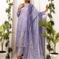 Printkari by NUR Embroidered Lawn 3 Piece Unstitch Dress - PN 29