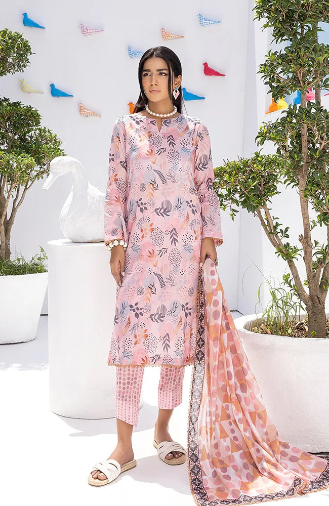 Coco Popup by Alzohaib Printed Lawn 3 piece Unstitched Suit - CPP2-23-02