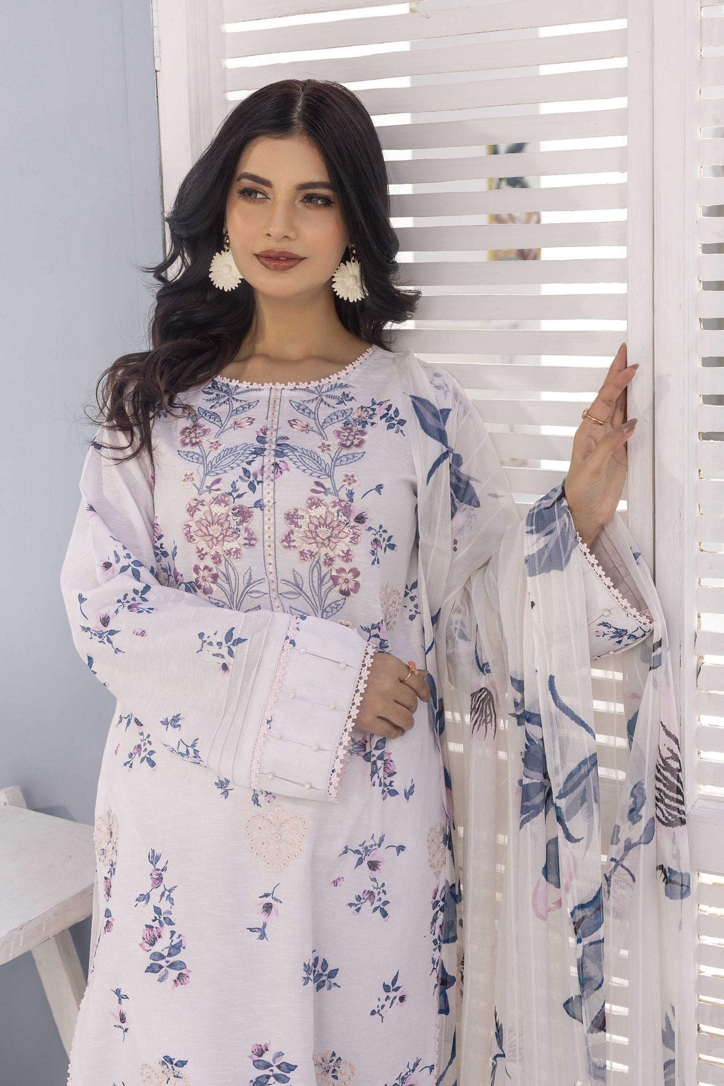Rosolia by Panache Embroidered Lawn 3 Piece Unstitched Dress - D02