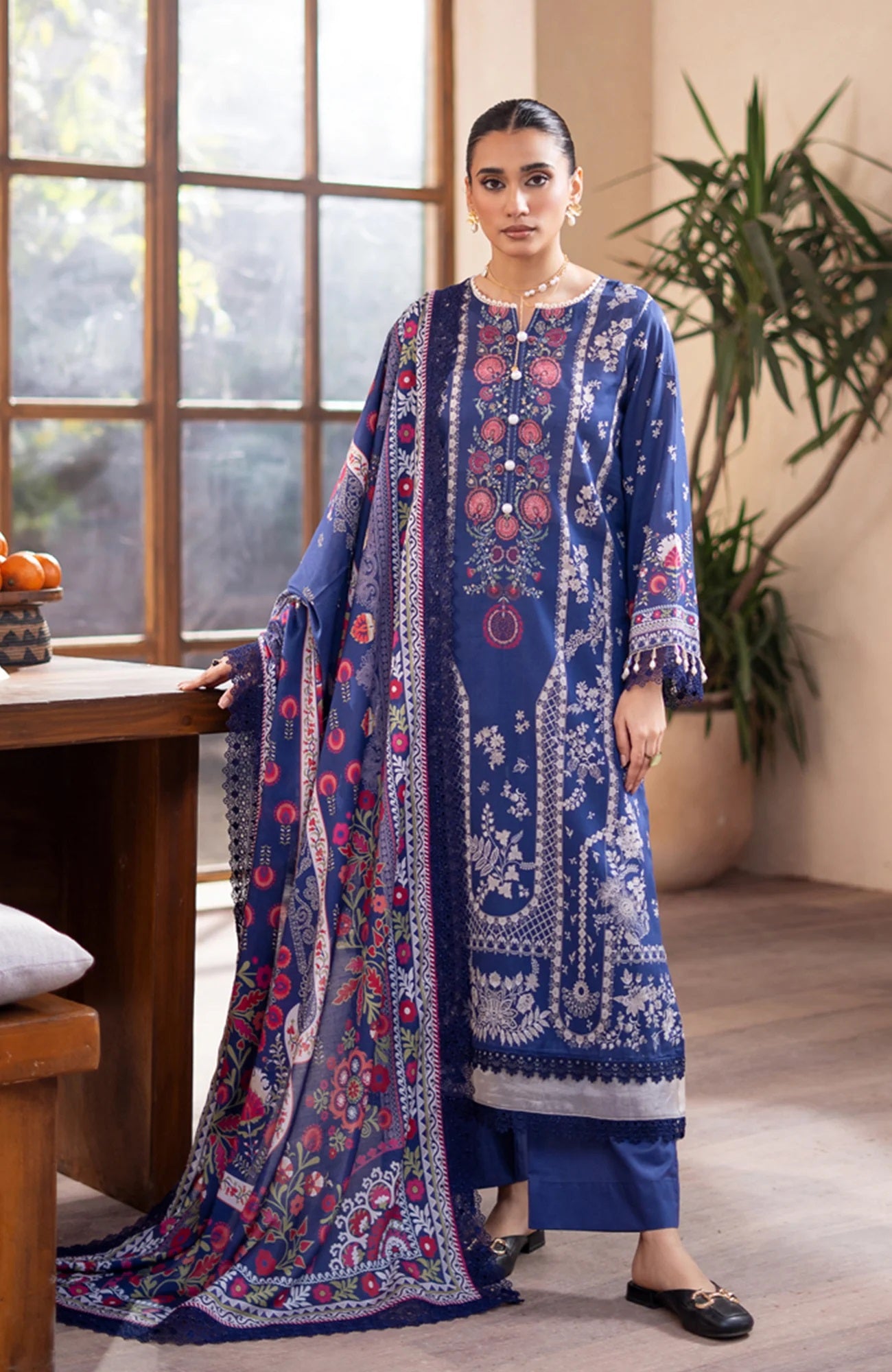 Mausummery Digital Printed Lawn Unstitched 3 Piece Suit – MUS25V1PL02