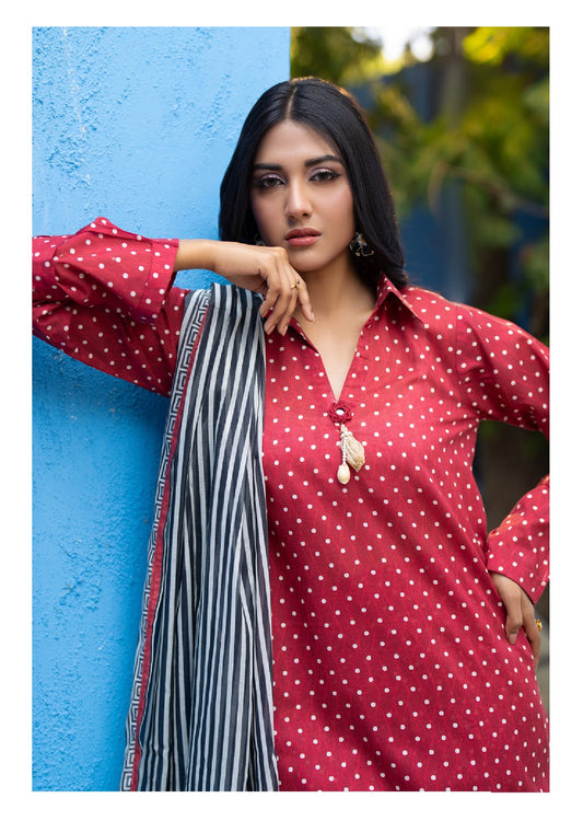 Salina by Regalia Textile Printed Lawn 3 Piece Unstitched Dress - RSPL-02 Summer Collection