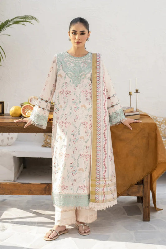 Shezlin by Aabyaan Embroidered Chikankari Suits Unstitched 3 Piece AS-AR-02 DEENA - Summer Collection