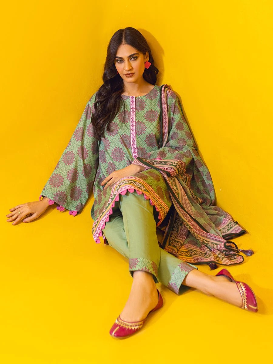 Adorna by Salitex Printed Lawn 2 Piece Suits Unstitched  STA-UNS23CB002UT