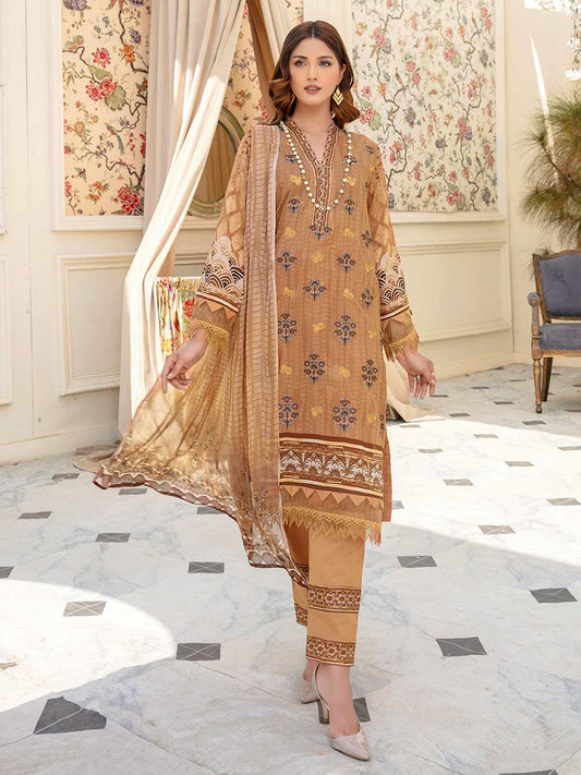 Afreen by Aalaya Embroidered Lawn 3 piece dress unstitched - AL23-D02