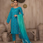 Identic Separate Mid Summer Printed Cotton 3 Piece Unstitched - ISMSC3 - 02