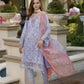 Noor By Saadia Asad Embroidered Lawn Suits Unstitched 3 Piece D02 - Iris
