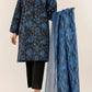 Saya Digital Printed Lawn 3 piece Unstitched Dress - U01-25033-02B