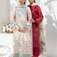 Shezlin by Aabyaan Embroidered Chikankari Suits Unstitched 3 Piece AS-AR-02 DEENA - Summer Collection