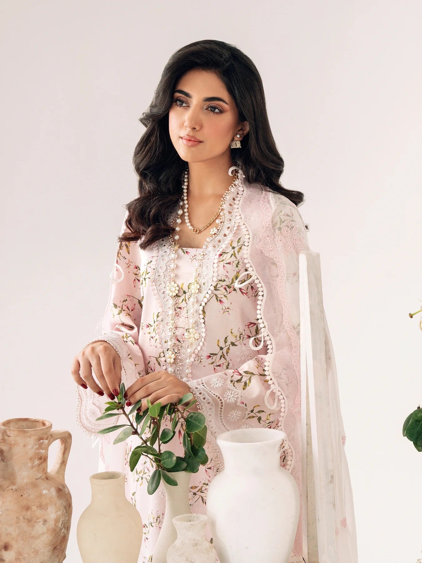 Sable Vogue Embroidered Lawn Suits Unstitched 3 Piece - SAL-02-23-V1