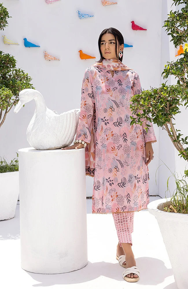 Coco Popup by Alzohaib Printed Lawn 3 piece Unstitched Suit - CPP2-23-02