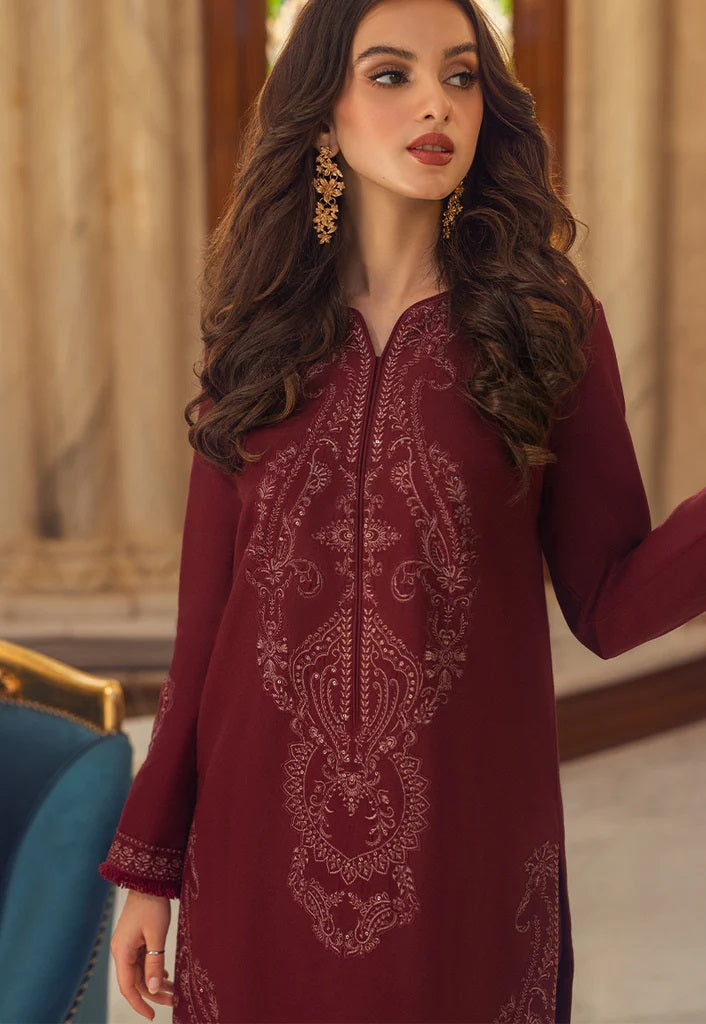 Essential By Asim Jofa Embroidered Cambric Lawn Suit Unstitched 2 Piece AJP-02