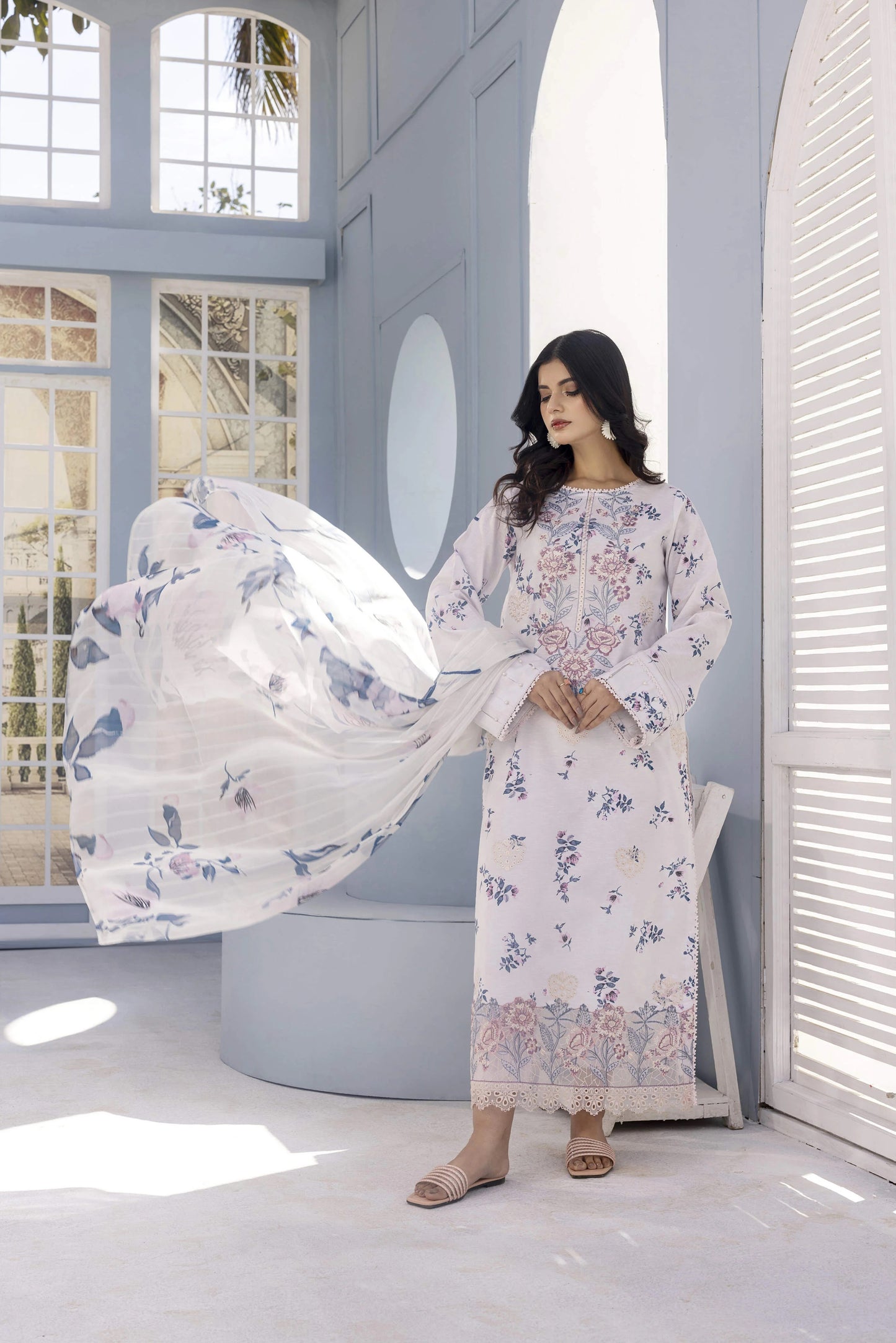 Rosolia by Panache Embroidered Lawn 3 Piece Unstitched Dress - D02