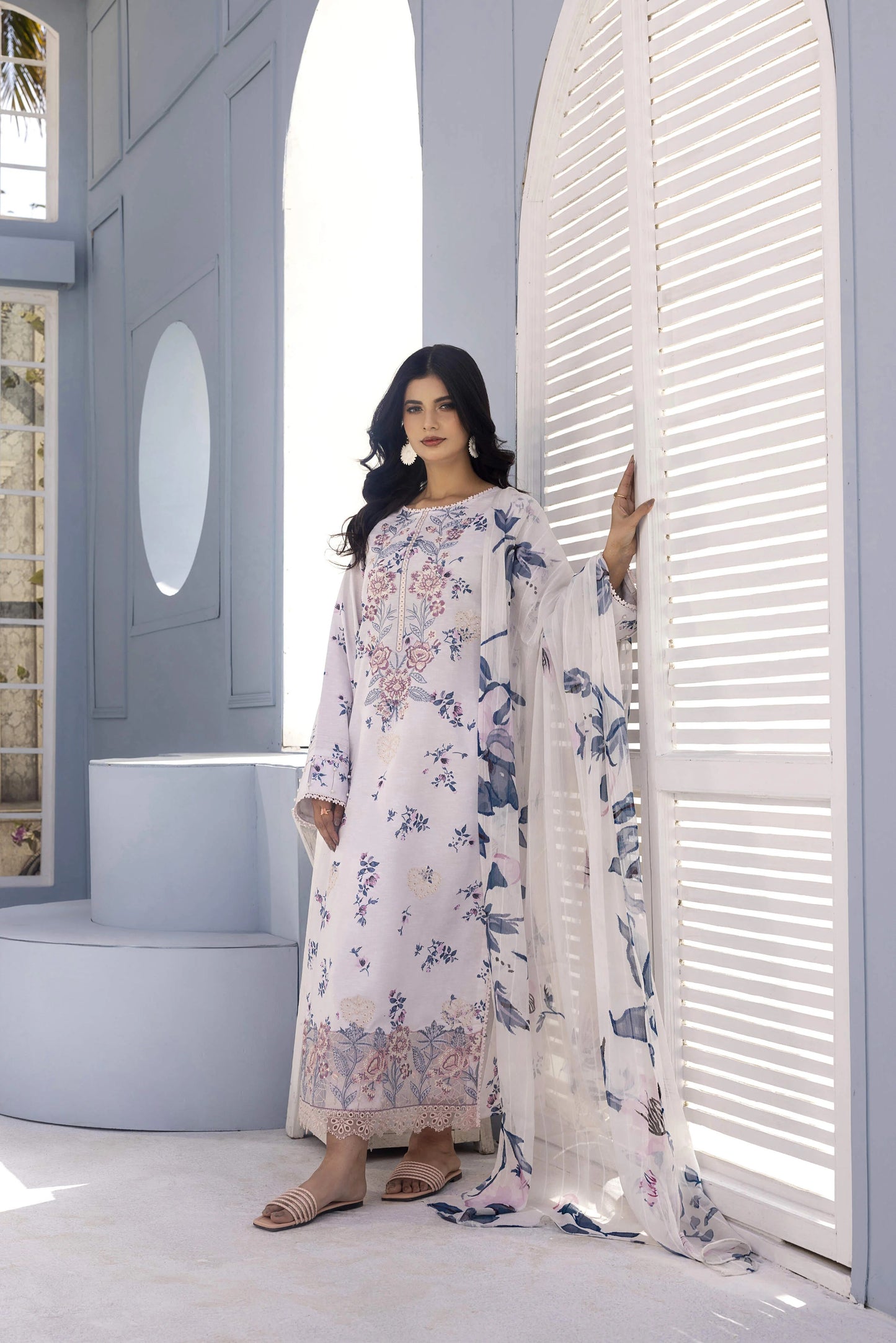 Rosolia by Panache Embroidered Lawn 3 Piece Unstitched Dress - D02