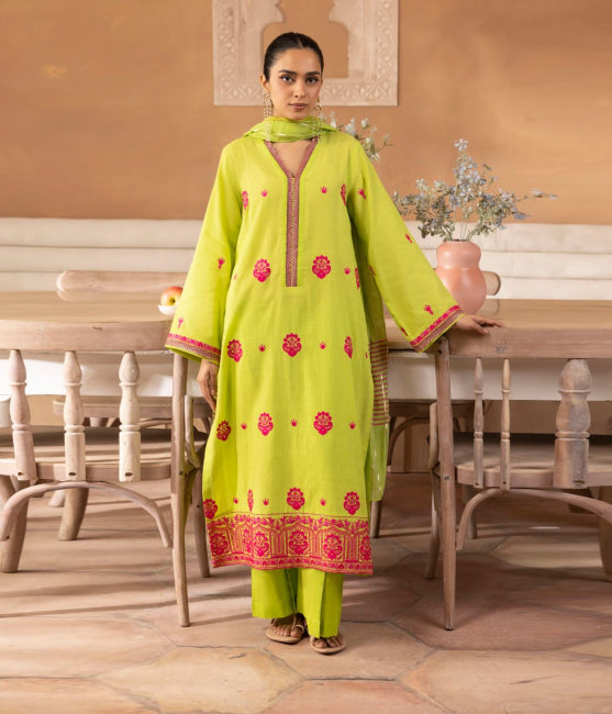 Zellbury Embroidered Lawn Unstitched 3 piece dress - WUS24E31131 Summer Collection