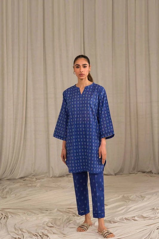 Sahar Printed Lawn Suits Unstitched 2 Piece SHR-S24-PL-V1-31 - Summer Collection