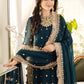 Asim Jofa Maahru Noorie Embroidered Suits Unstitched 3 Piece AJSM-31 - Festive Collection