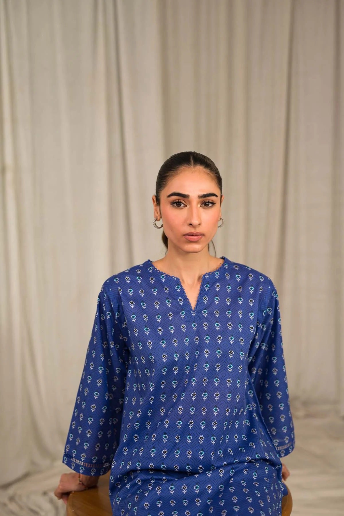 Sahar Printed Lawn Suits Unstitched 2 Piece SHR-S24-PL-V1-31 - Summer Collection