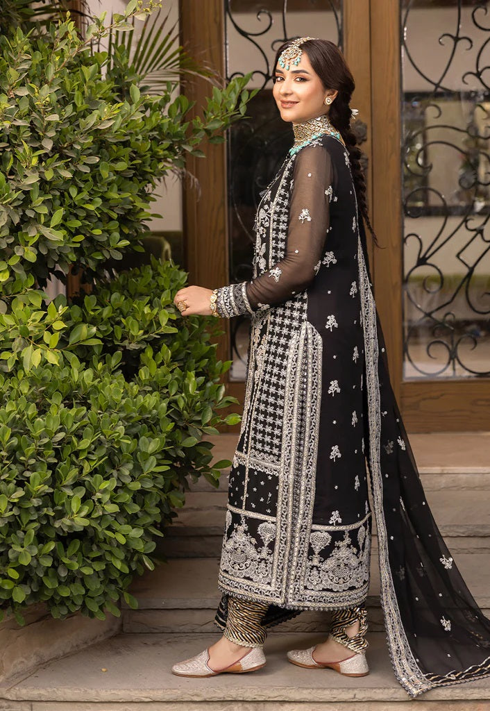 Asim Jofa Maahru Noorie Embroidered Suits Unstitched 3 Piece AJSM-34 - Festive Collection